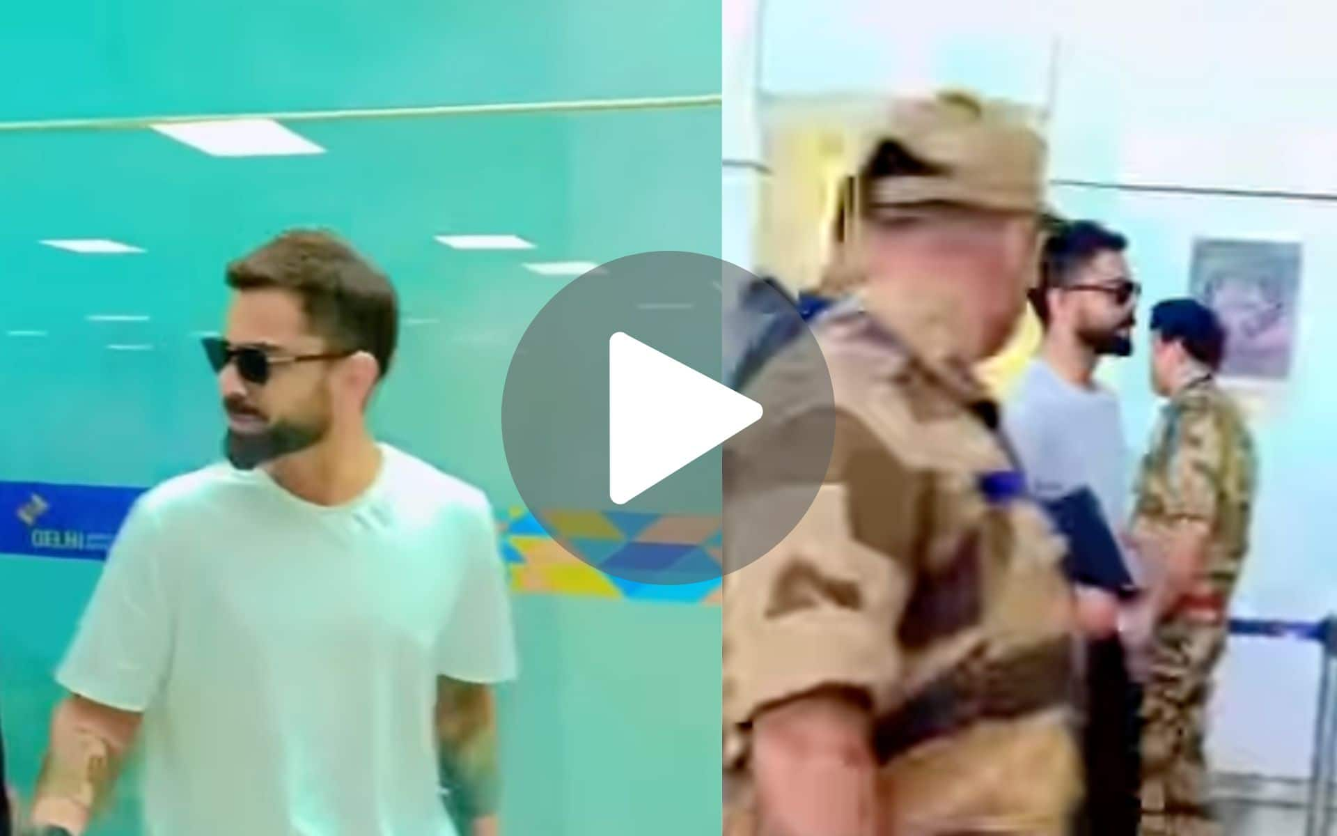 Virat Kohli Departs For Kanpur With Gambhir And Pant Ahead Of 2nd Test Vs Bangladesh- Watch Video